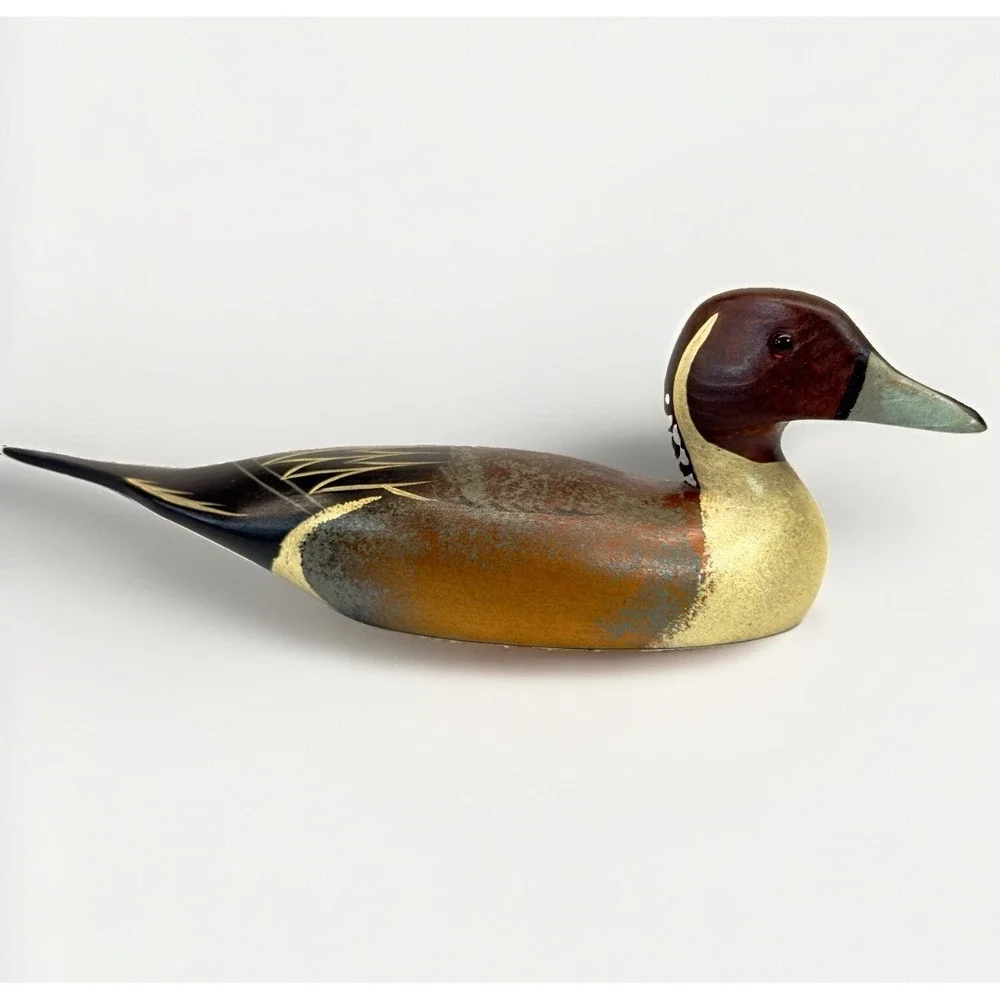 Vtg 1985-1986 Ducks Unlimited Decoy Limited Edition Signed TJ Hooker #837